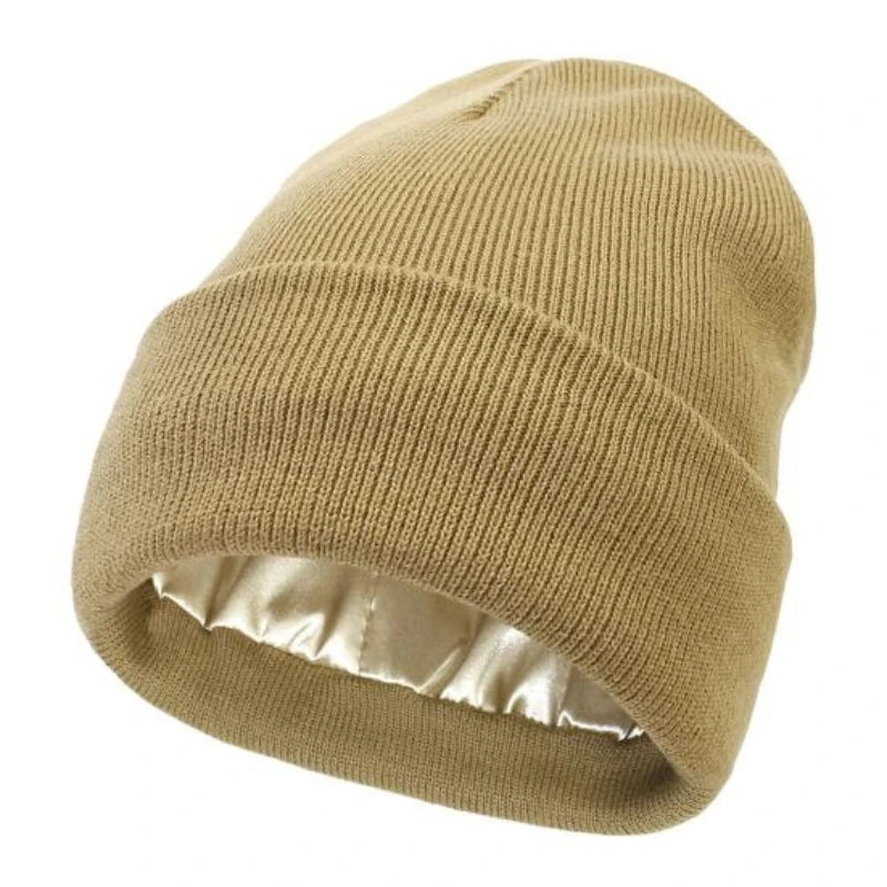 SilkyBeanie – Satin Wintermütze