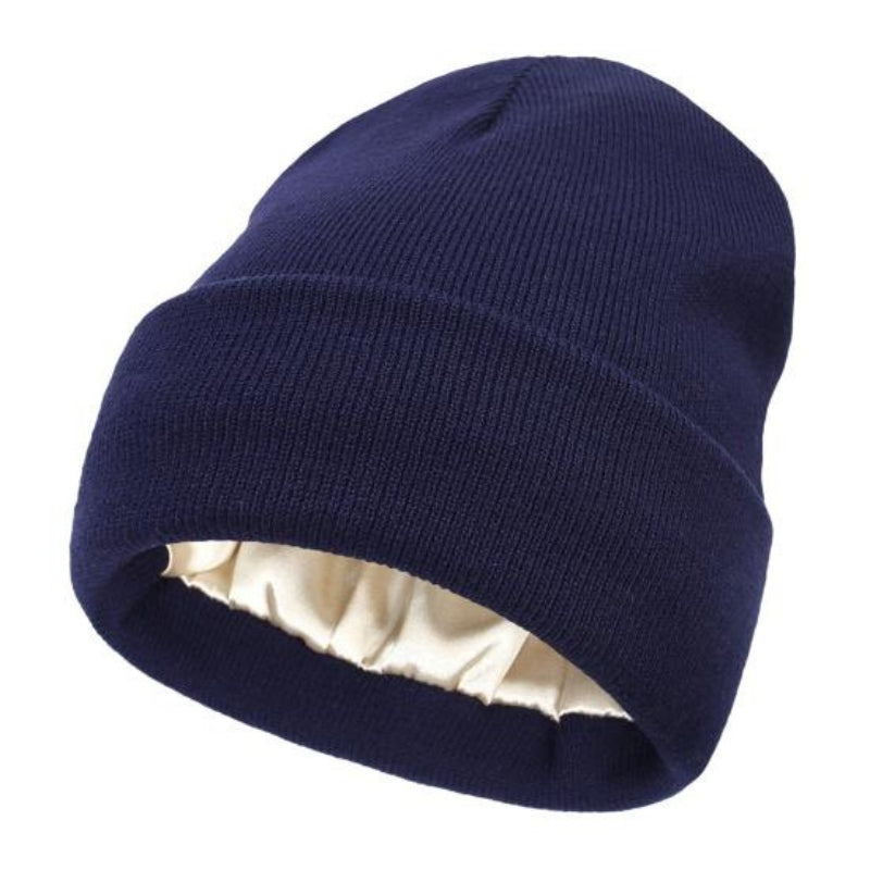 SilkyBeanie – Satin Wintermütze