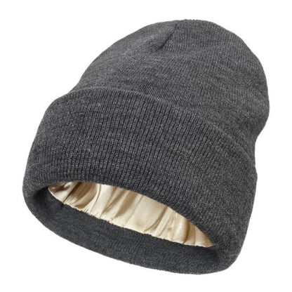 SilkyBeanie – Satin Wintermütze
